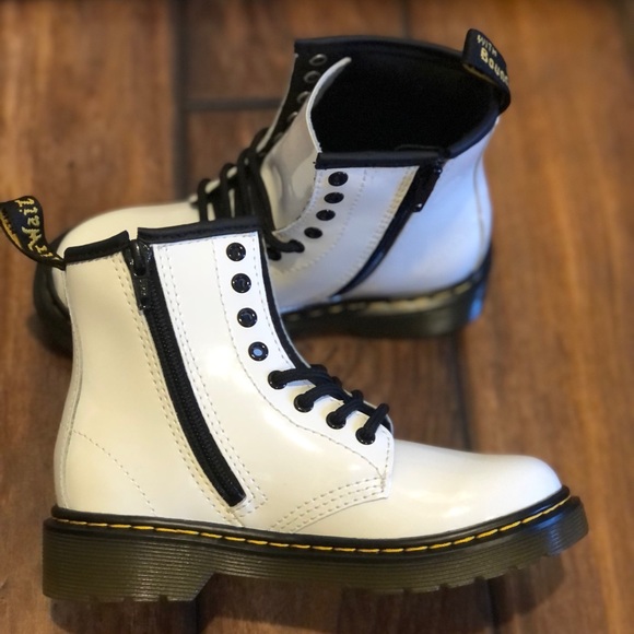Dr. Martens Other - Dr. Marten White Patent Leather Girl’s Boots NWT